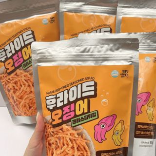 Combo 2 Gói Snack Mực Tẩm Vị Chiên Giòn Hàn Quốc 100gram/ Gói