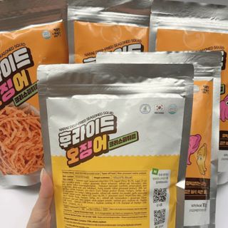 Combo 2 Gói Snack Mực Tẩm Vị Chiên Giòn Hàn Quốc 100gram/ Gói