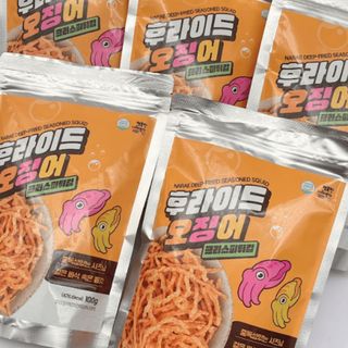 Combo 2 Gói Snack Mực Tẩm Vị Chiên Giòn Hàn Quốc 100gram/ Gói