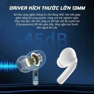 Tai nghe A15 Pro Vuông Mic Đàm Thoại Chống Ồn