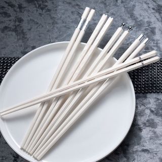 Set 5 Đôi Đũa Sợi Thuỷ Tinh Mạ Bạc