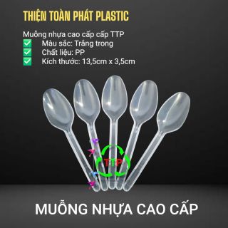Muỗng nhựa sử dụng một lần TTP 13cm