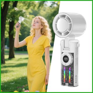 Quạt Điện Cầm Tay JF158 Quạt Cầm tay Có Đèn