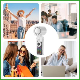 Quạt Điện Cầm Tay JF158 Quạt Cầm tay Có Đèn