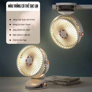 Quạt Điện Kẹp Bàn Quạt Bàn Nhỏ Gọn Xinh Xắn