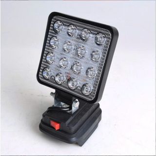 ĐÈN PHA 16 LED SỬ DỤNG PIN MÁY KHOAN CHÂN PHỔ PHÔNG