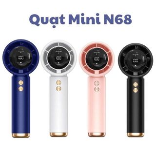 QUẠT CẦM TAY 100 CẤP ĐỘ GIÓ N68 MÀN HÌNH LED
