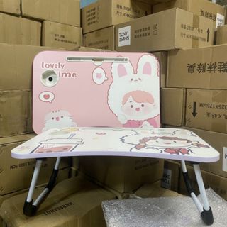 Bàn Học Gấp Gọn 5D Cao Cấp, Bàn Học Hoạt Hình Gấp Gọn