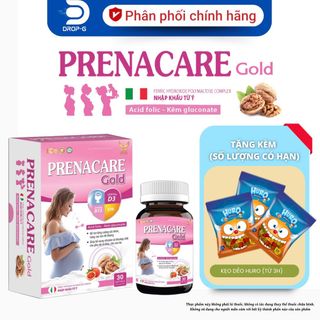 Viên Bổ Bầu [Prenacare Gold HỒNG] - bsung khoáng chất, vitamin cho PNCT (H/30 viên)