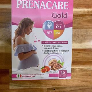 Viên Bổ Bầu [Prenacare Gold HỒNG] - bsung khoáng chất, vitamin cho PNCT (H/30 viên)