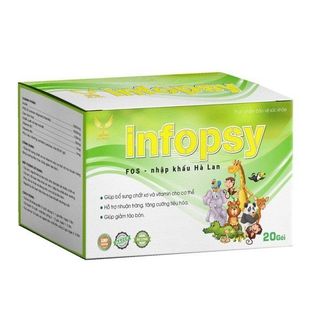 Hỗ trợ tăng cường tiêu hoá, Hỗ Trợ Nhuận Tràng, Ngừa Táo Bón [Infopsy] - H/20 gói