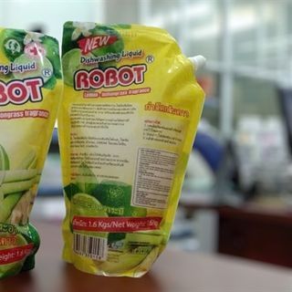 Túi Nước Rửa Chén Robot, Nước Rửa Chén Chanh Sả 1.6kg