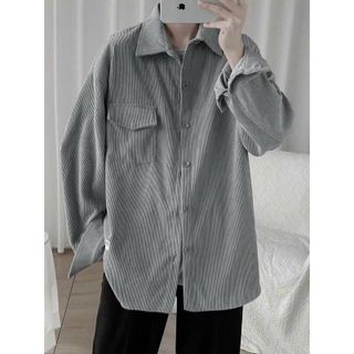 Áo Sơmi Nhung form rộng/Nam Nữ Unisex