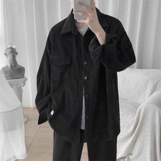 Áo Sơmi Nhung form rộng/Nam Nữ Unisex