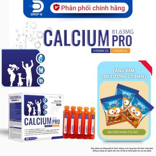 Siro hỗ trợ bổ sung canxi hữu cơ [Calcium Pro] - H/20 ống x 10ml
