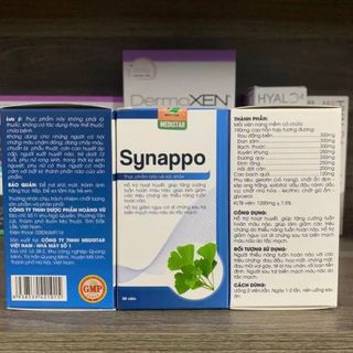Hỗ trợ hoạt huyết, tăng cường tuần hoàn não [Synappo] - H/ 30 viên
