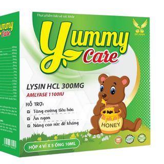 Siro hỗ trợ ăn ngon, Tiêu Hóa Tốt, [Yummy Care Gấu] - H/20 ống- YUMMY CARE