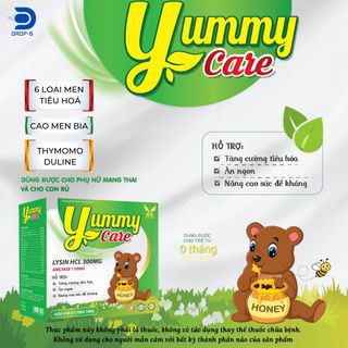 Siro hỗ trợ ăn ngon, Tiêu Hóa Tốt, [Yummy Care Gấu] - H/20 ống- YUMMY CARE