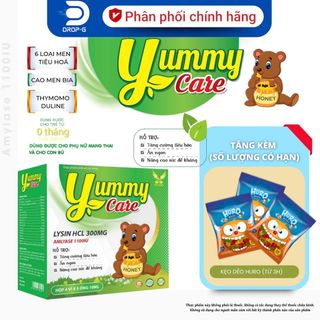 Siro hỗ trợ ăn ngon, Tiêu Hóa Tốt, [Yummy Care Gấu] - H/20 ống- YUMMY CARE