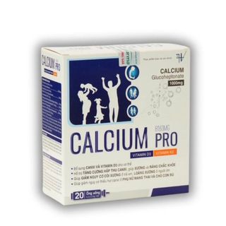 Siro hỗ trợ bổ sung canxi hữu cơ [Calcium Pro] - H/20 ống x 10ml