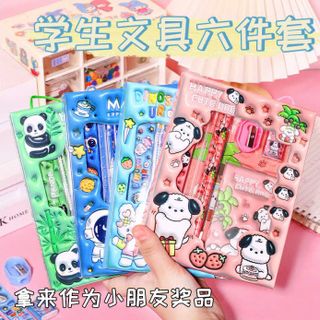BỘ DỤNG CỤ HỌC TẬP 6 CHI TIẾT