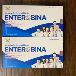 Men Vi Sinh Lợi Khuẩn, Hỗ trợ giảm rối loạn tiêu hóa [Enterobina] - H/20 ống x 10ml