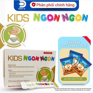 Hỗ trợ ăn ngon, tăng sức đề kháng [Kids Ngon Ngon] - Hộp/20 gói x 5ml