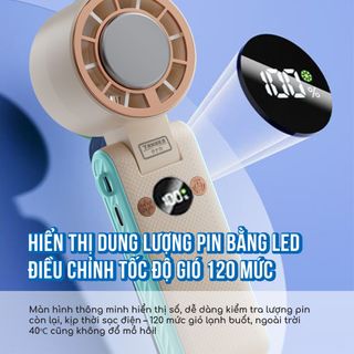 Quạt cầm tay dùng pin Tanaka - TNKM8
