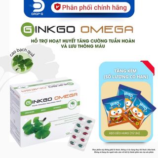 Viên uống hỗ trợ hoạt huyết, tăng cường tuần hoàn máu não [GINKGO OMEGA]-H/100viên