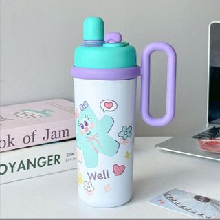 BÌNH NƯỚC INOX QUAI CẦM BỌT BIỂN 700ML