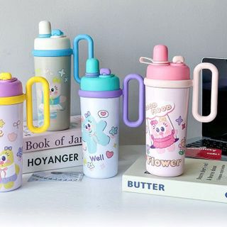 BÌNH NƯỚC INOX QUAI CẦM BỌT BIỂN 700ML