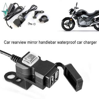 BỘ SẠC ĐIỆN THOẠI XE MÁY 2 CỔNG USB