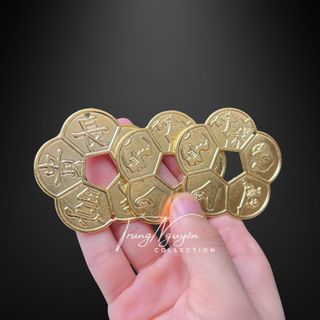 Sỉ Đồng Xu Hoa Mai 5 Cánh Mạ Vàng Phong Thủy Chiêu Tài May Mắn Bình An
