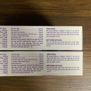 Viên uống Hỗ trợ giảm bốc hoả, khô da,[Viên Tố Nữ Ado Prime TÍM] - H/30 - nội tiết tố