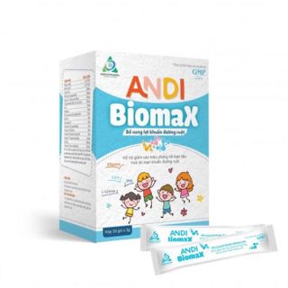 Cốm men vi sinh lợi khuẩn [ANDI BIOMAX]  - Hộp 30 gói x 3g- men vi sinh biomax