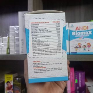 Cốm men vi sinh lợi khuẩn [ANDI BIOMAX]  - Hộp 30 gói x 3g- men vi sinh biomax