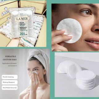 BÔNG TẨY TRANG LAMES 100% COTTON 222 MIẾNG ( HĐ 10%)