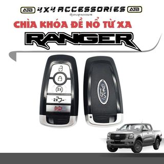 Chìa Khóa Đề Nổ Từ Xa 5 Nút Cho Xe Ford, Chìa Khoá Đề Nổ Cho Xe Bán Tải