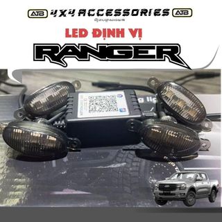 Bộ 4 Đèn LED định vị gắn mặt glang dành cho Ranger 2016-2025
