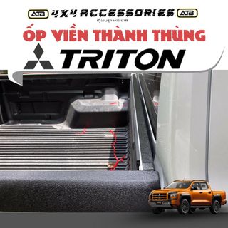 Ốp viền thành thùng chống trầy Triton 2024-2025