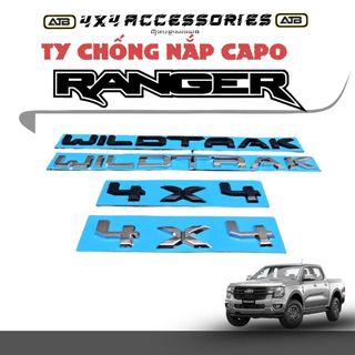 Logo chữ 4x4 Wildtrak dành cho Ford Ranger 2022-2025
