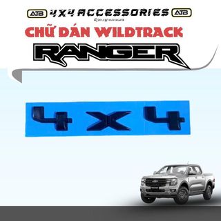 Logo chữ 4x4 Wildtrak dành cho Ford Ranger 2022-2025