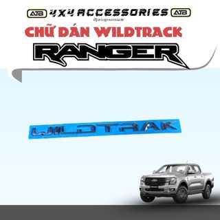 Logo chữ 4x4 Wildtrak dành cho Ford Ranger 2022-2025