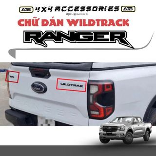 Logo chữ 4x4 Wildtrak dành cho Ford Ranger 2022-2025