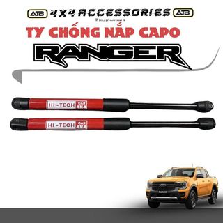 Ty Chống Nắp Capo Xe Ford Ranger & Ford Everest 2012-2025, Ty Thủy Lực Dành Cho Xe Bán Tải Ford Hàng Cao Cấp.