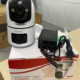 Camera 2 mắt chống nước IP66 ( sử dụng trong nhà - ngoài trời đều được) áp Icam365