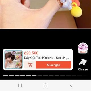 LÔ DÂY CỘT TÓC NGỌC TRAI SALE