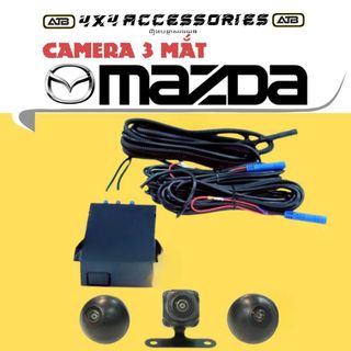 Camera 3 Mắt Cho MAZDA CXV 2024 Tích Hợp Màn Hình Zin Góc Quan Sát 150 Độ Hỗ Trợ Nhiều Góc Nhìn Xung Quanh Xe Bảo Hành 24 Tháng