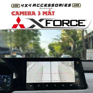 Camera 3 Mắt Cho MITSUBISI XFORCE 2024 Tích Hợp Màn Hình Zin