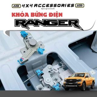 Khóa Bửng Điện Nguyên Bản Cho Ford Ranger Nextgent Xls, Wildtrack - Tích Hợp Chìa Khóa Zin Theo Xe